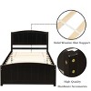 ALEXOUN Twin Size Bed Frame, Wood Platform Bed with Headboard and Footboard & Wood Slat Support,for Apartments Small Spaces - 4 of 4