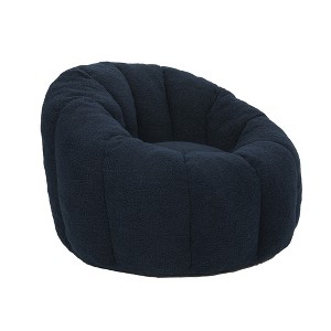 KWPZQEB Bean Bag Chairs, Teddy Large Sofa Chairs with Armrests, Comfy Round Fluffy Beanbag, Stuffed Floor Sofa for Living Room, Bedroom, Apartment - 1 of 4