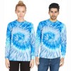 DARESAY Long Sleeve Tie Dye T-Shirt, For Men, Women And Teens (Up to 5XL) - 2 of 4
