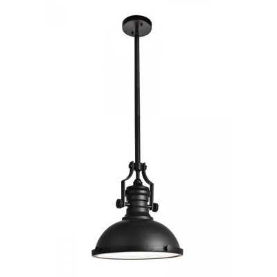 Elegant Lighting Eamon Collection Pendant D13 H13.3 Lt:1 Oil rubbed bronze Finish