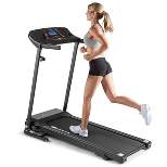 Costway 1.0HP Folding Treadmill Electric Support Motorized Power Running Machine Trainer