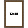 PosterPalooza | Sculpted Gold Picture Frame - UV Acrylic, Foam Board Backing, Hanging Hardware - 2 of 4