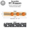 Big Dot of Happiness Nothin’ But Net - Basketball - Baby Shower or Birthday Party Favors and Cupcake Kit - Fabulous Favor Party Pack - 100 Pieces - 3 of 4