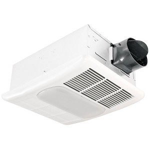 Delta Breez Radiance Exhaust Bathroom Fan 80 CFM Energy Efficient Quiet Operation Brushless Motor - 1 of 4