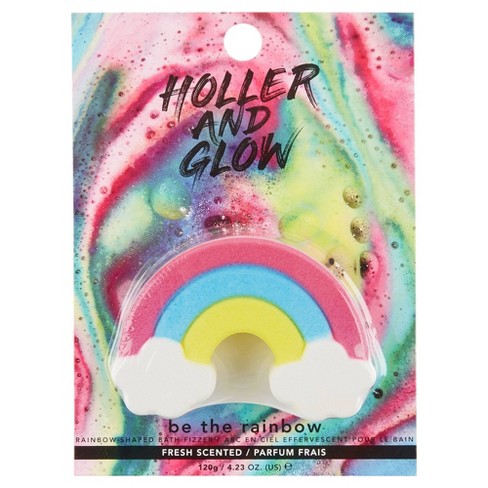 holler and glow bath bombs