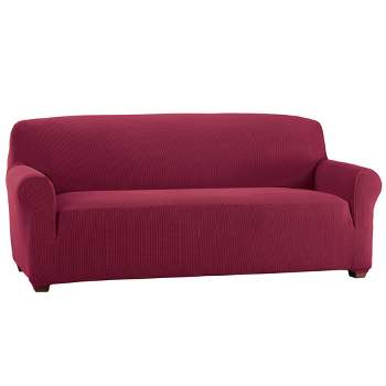 Collections Etc Harrington Textured Stretch Furniture Slipcover
