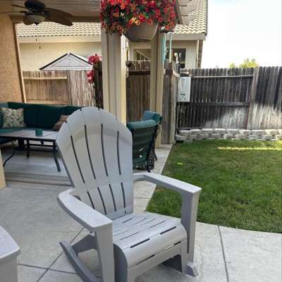 Stack Patio Rocking Chair Gray Adams Manufacturing Target