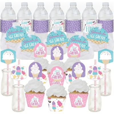 Big Dot Of Happiness Scoop Up The Fun - Ice Cream - Diy Shaped Sprinkles  Party Cut-outs - 24 Count : Target