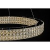 LamQee Modern Crystal Chandeliers for Dining Room, Luxury Crystal Chandelier Light Fixtures Dimmable LED Ring Pendant Light with Remote Control - 4 of 4