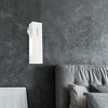 Livex Lighting Soma 1 - Light Wall Light in  Textured White - 3 of 4