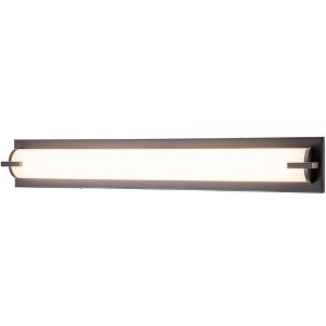C Cattleya Oil-rubbed Bronze LED Vanity Light Wall Sconce with Acrylic Shade - 1 of 4