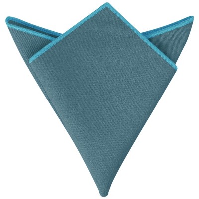INSPIRE CHIC Men's Cotton Solid Color Formal Suit Pocket Squares