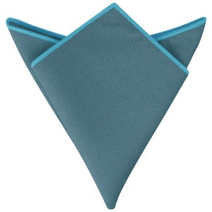 INSPIRE CHIC Men's Cotton Solid Color Formal Suit Pocket Squares - 1 of 4