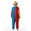 #followme Mens One Piece Clown Costume Adult Bodysuit Hoody Pajamas - 3 of 3