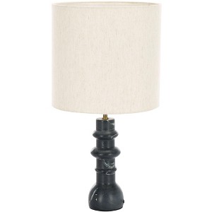 Teya 22" Marble Table Lamp - TBL3029 - Black - Safavieh - 1 of 4