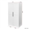 COWLOWN Freestanding Kitchen Pantry Cabinet with Shelves, Buffet Storage Cupboard for Dining Room & Living Room - 2 of 4