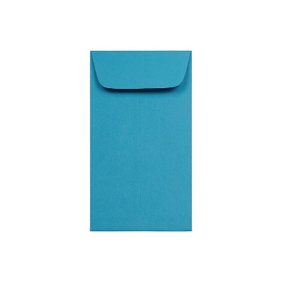 JAM Paper #6 Coin Business Colored Envelopes 3.375 x 6 Blue Recycled 356730559