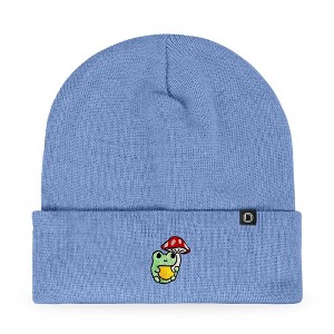 Dalix Mushroom Frog Embroidered Beanie Hat Cotton Cute Winter Fall Cap Womens - 1 of 4