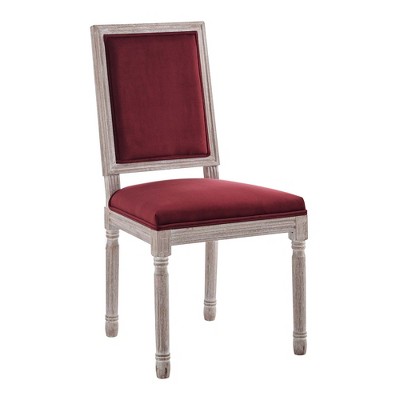 Modway Arise Vintage French Upholstered Fabric Dining Side Chair