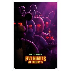 Trends International Five Nights at Freddy's Movie - Teaser One Sheet Framed Wall Poster Prints - 1 of 4