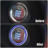 Unique Bargains Rhinestone Car Engine Start Button Decoration Bling Ring 6 Pcs - 3 of 4