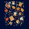Boy's Star Wars The Mandalorian Halloween Candy Collage T-Shirt - 2 of 4