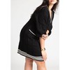 ELOQUII Women's Plus Size Cardigan Sweater Dress With Stripe Detail - 4 of 4