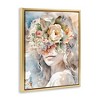 Stupell Industries Floral Portrait of Girl, 17" x 21" - 3 of 4