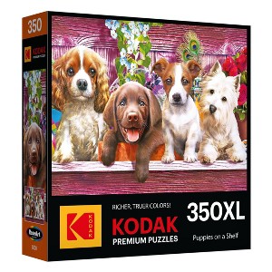 RoseArt Kodak Premium Puppies on a Shelf Jigsaw Puzzle - 350pc - 1 of 4