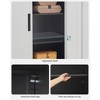 SONGMICS Office Cabinet Garage Cabinet, Metal Storage Cabinet with Doors and Shelves - 3 of 4