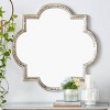 Aluminum Quatrefoil Wall Mirror Gray - Olivia & May - 2 of 4