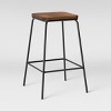 Set of 2 Rhodes Metal/Wood Counter Height Barstool Black - Project 62™ - image 4 of 4