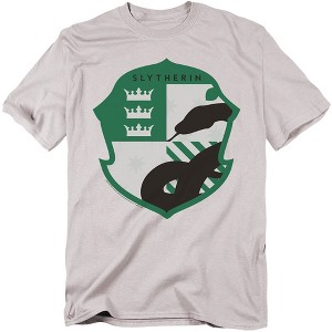 Harry Potter Slytherin Four Square Shield Crest Adult T-Shirt - 1 of 3