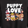 Boys' - Paw Patrol - Puppy Luv Graphic Long Sleeve Fleece Sweatshirt - 2 of 4