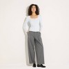 Women's Ribbed Lace Trim Square Neck Henley - Wild Fable™ - 2 of 4