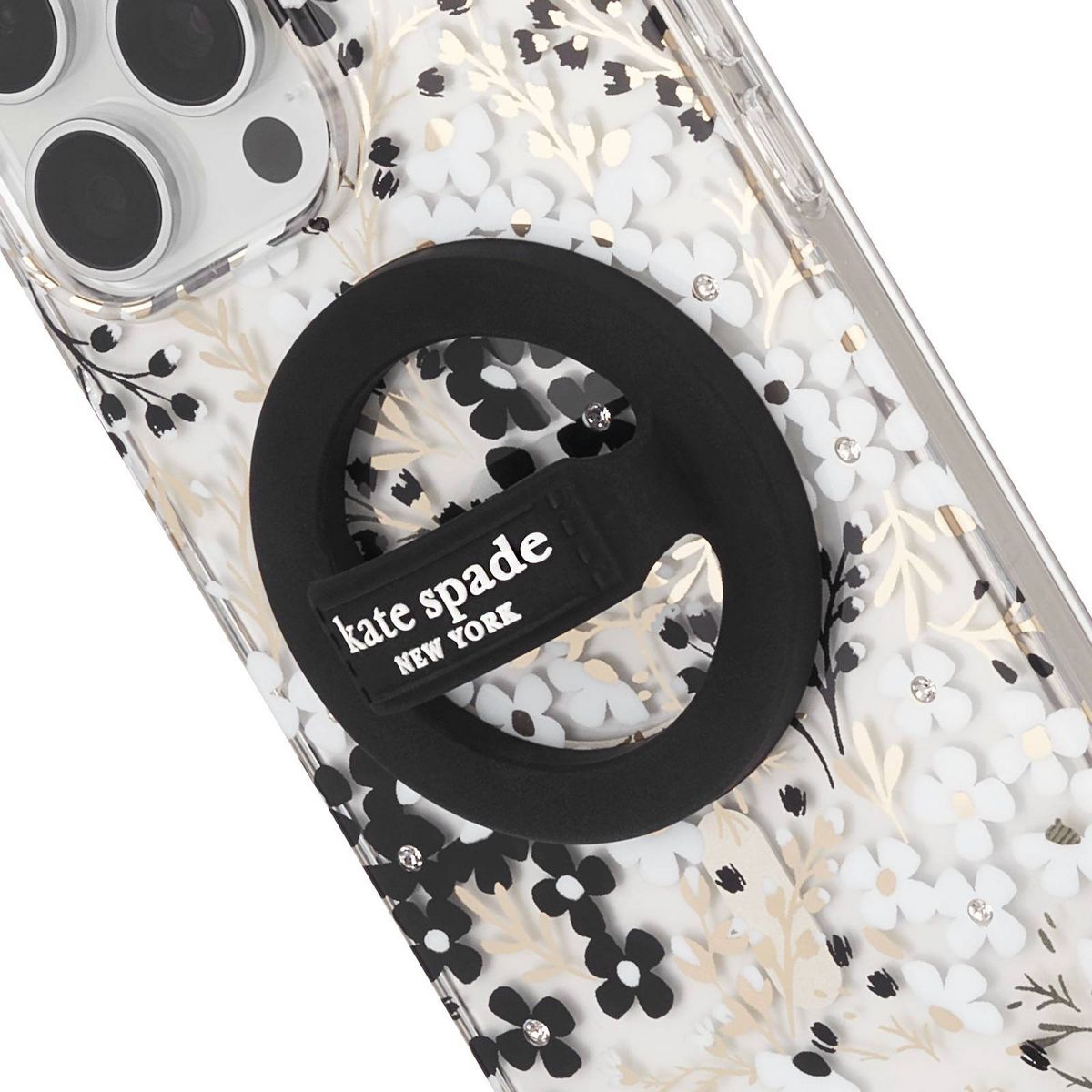 Kate Spade New York Magnetic Loop Grip - Black - thumbnail 2