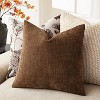 LISM Throw Pillow Covers 2-Pack Chenille Decorative Pillowcases Accent Cushion Cover for Home - 4 of 4