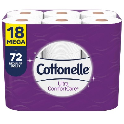 Cottonelle Ultra ComfortCare Toilet Paper - 18 Mega Rolls