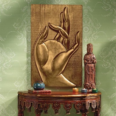 Design Toscano Mayura Mudra Buddhist Wall Sculpture