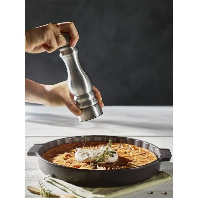 Paris Chef Stainless Steel Adjustable Pepper Mill, 7-inch