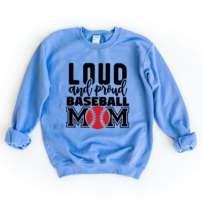 Simply Sage Market Women's Graphic Sweatshirt Loud and Proud Baseball Mom