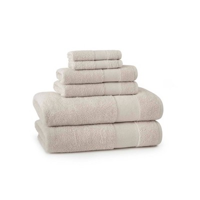 Set of 6 Marabella Towel Latte - Cassadecor