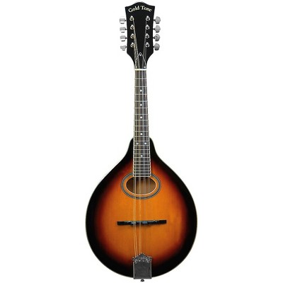 Gold Tone Left-Handed A-Style Mandolin with Pickup Vintage Sunburst