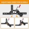 ATV Manual Implement Lift, 1-Point Lift System with 2" Hitch Receivers, Quick-Attach Accessories with 4 Reinforced Linkage & Multi-Height Adjustments - 2 of 4
