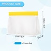 Unique Bargains Reusable Leakproof Zip PEVA Freezer Food Storage Bags 2 Pcs - 2 of 4