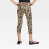 Girls' Fold Over Waist Capri Pants - art class™ - image 2 of 3