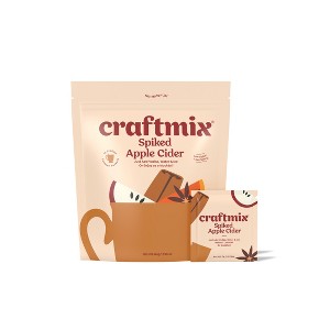 Craftmix 12 Pack Spiked Apple Cider Cocktail / Mocktail Mixer - Makes 12 Drinks - 1 of 4