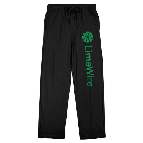 Limewire Logo Men's Black Sleep Pants : Target