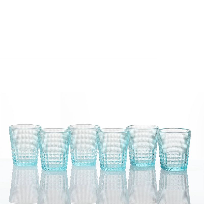11.5oz 6pk Crystal Malcolm Double Old Fashion Glasses Light Blue - Fortessa Tableware Solutions, 2 of 4