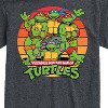 Men's - Teenage Mutant Ninja Turtles - Retro Sunset Circle Short Sleeve Graphic T-Shirt - 2 of 4